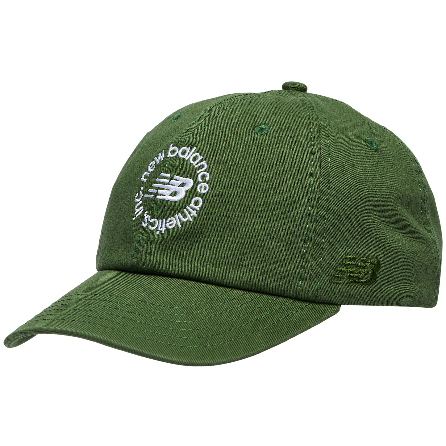 New Balance 6 Panel Circle Graphic Cap - Men's - Green/Green