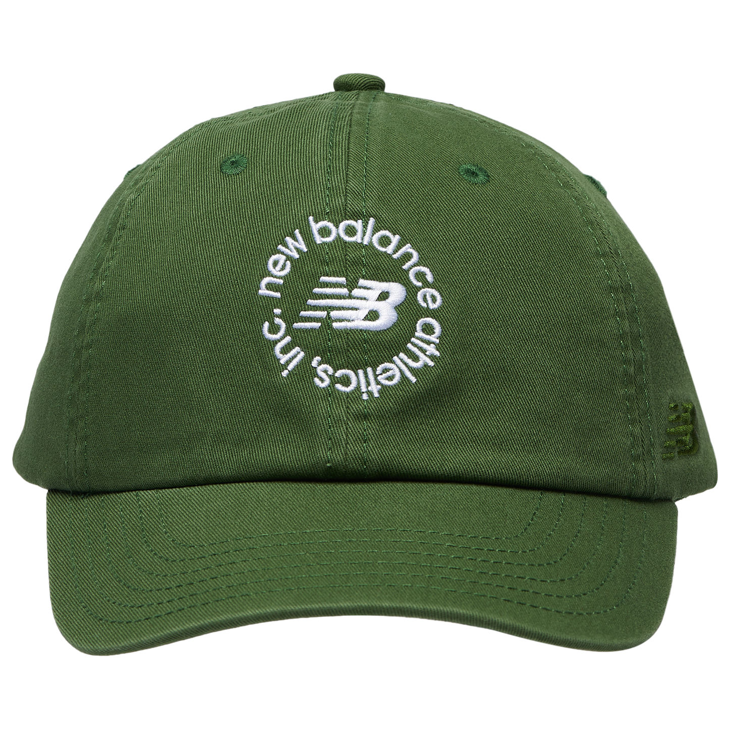 New Balance 6 Panel Circle Graphic Cap - Men's - Green/Green