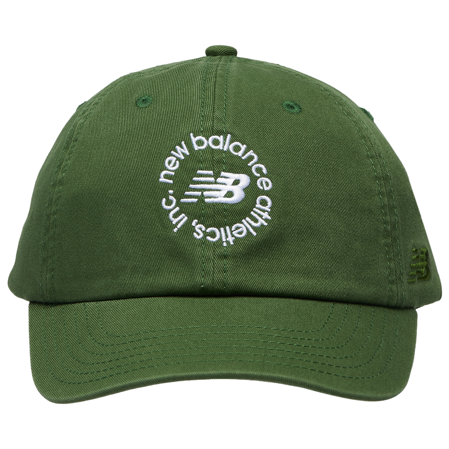 New Balance 6 Panel Circle Graphic Cap - Men's - Green/Green