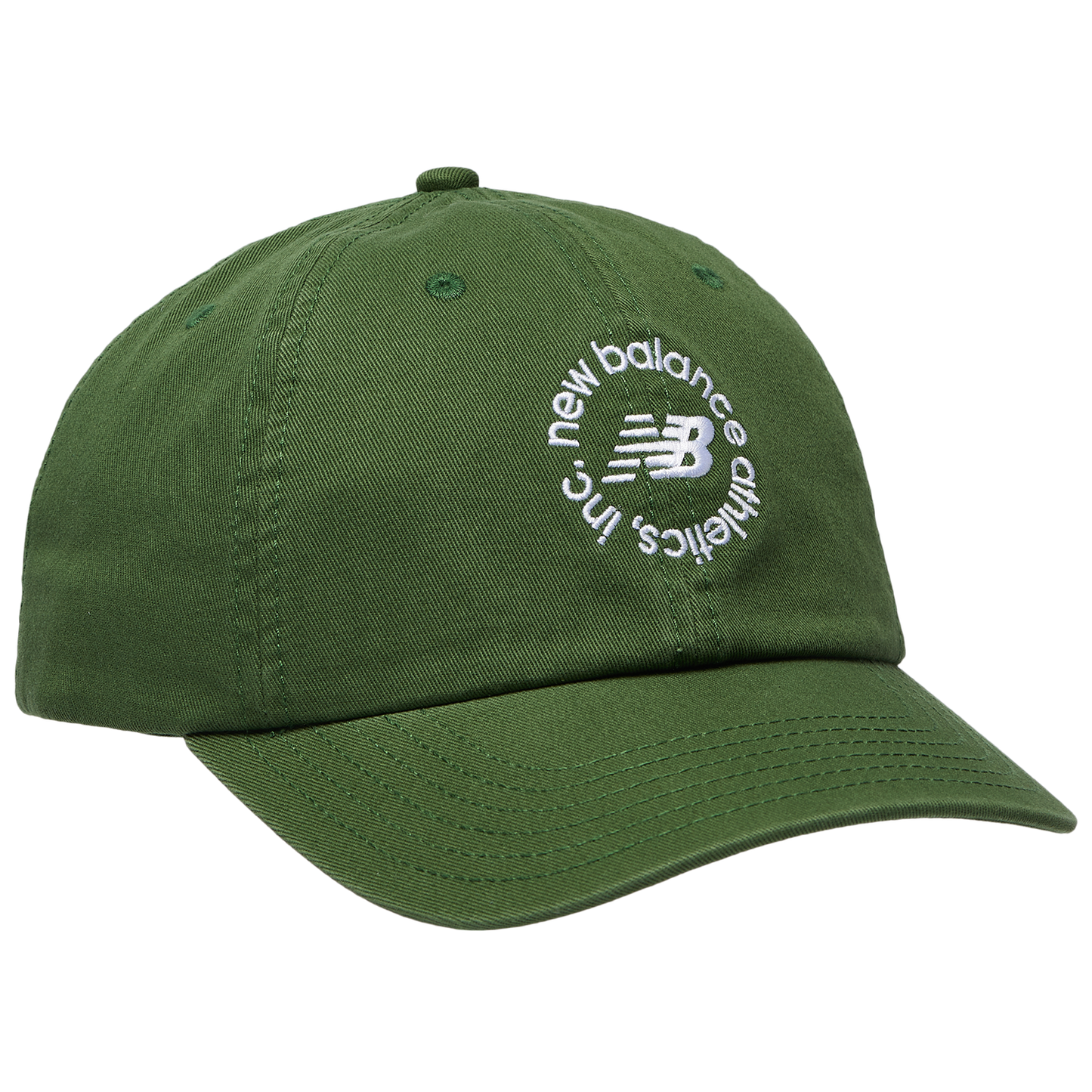 New Balance 6 Panel Circle Graphic Cap - Men's - Green/Green
