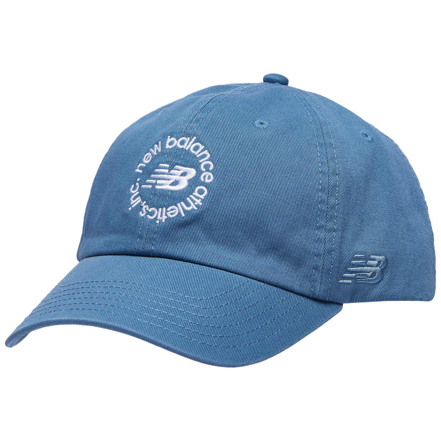 New Balance 6 Panel Circle Graphic Cap - Men's - Blue/White