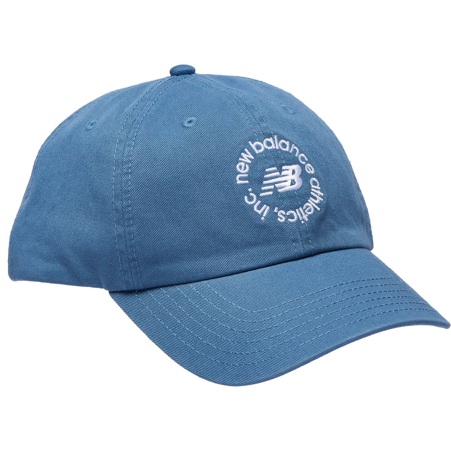 New Balance 6 Panel Circle Graphic Cap - Men's - Blue/White