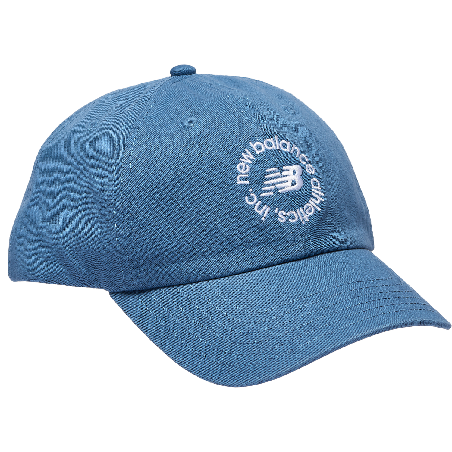 New Balance 6 Panel Circle Graphic Cap - Men's - Blue/White