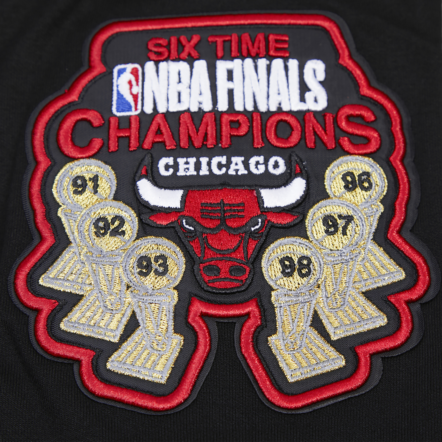Pro Standard Bulls Logo Hoodie - Men's - Black (51537BLK)