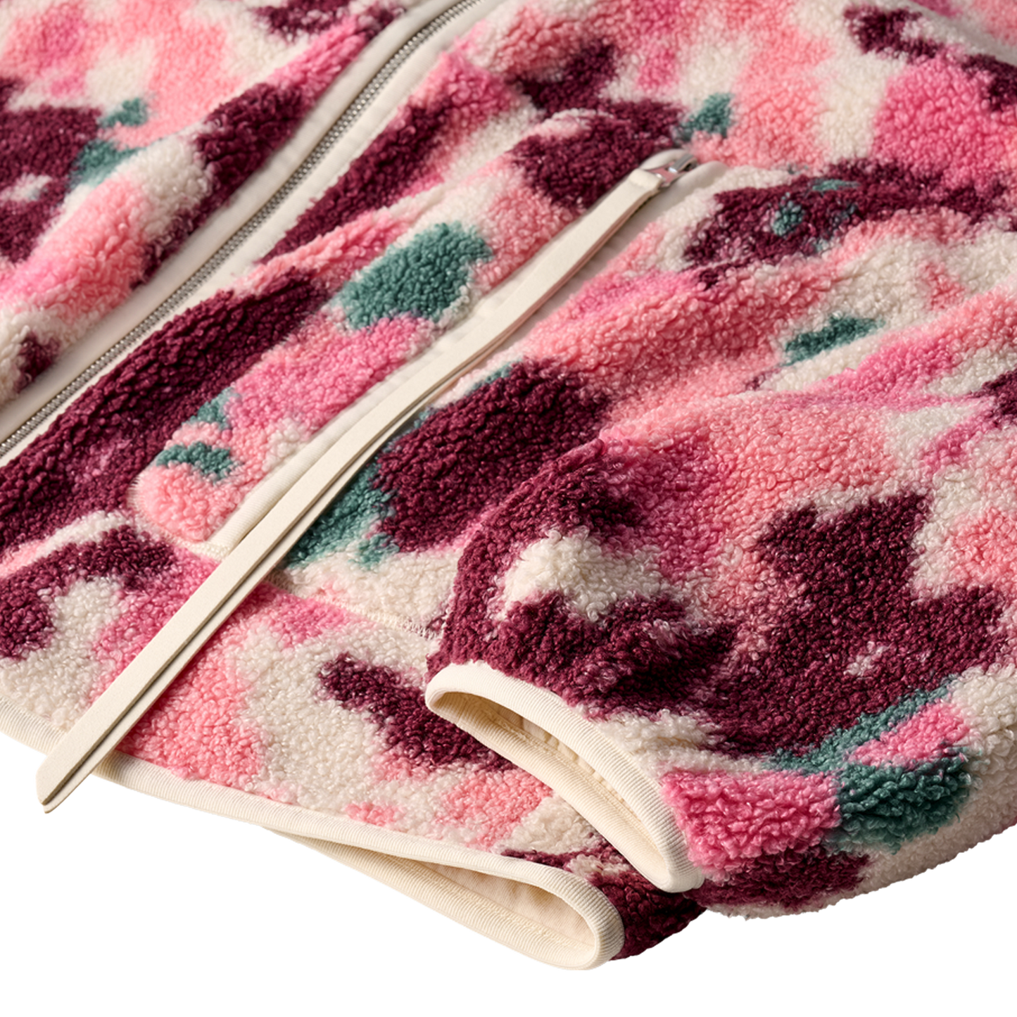 UGG Marlene Splatter Jacket - Women's - Arctic White/Pink