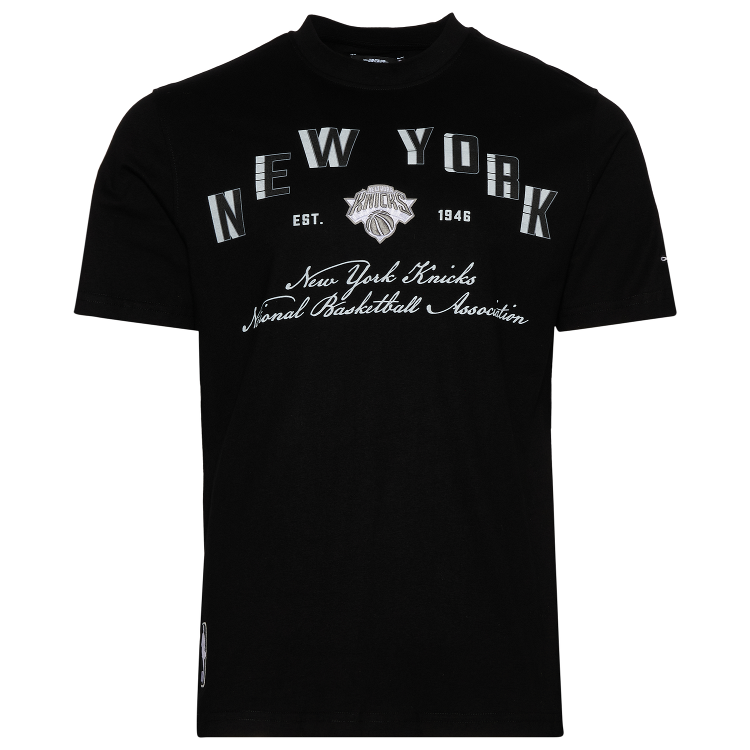 Pro Standard New York Knicks Black Cat S/S Flex T-Shirt - Men's - Black/Black