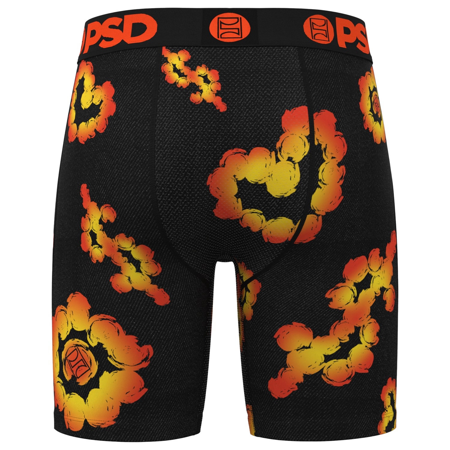 PSD Cloud Flares Underwear - Men's - Black/Orange