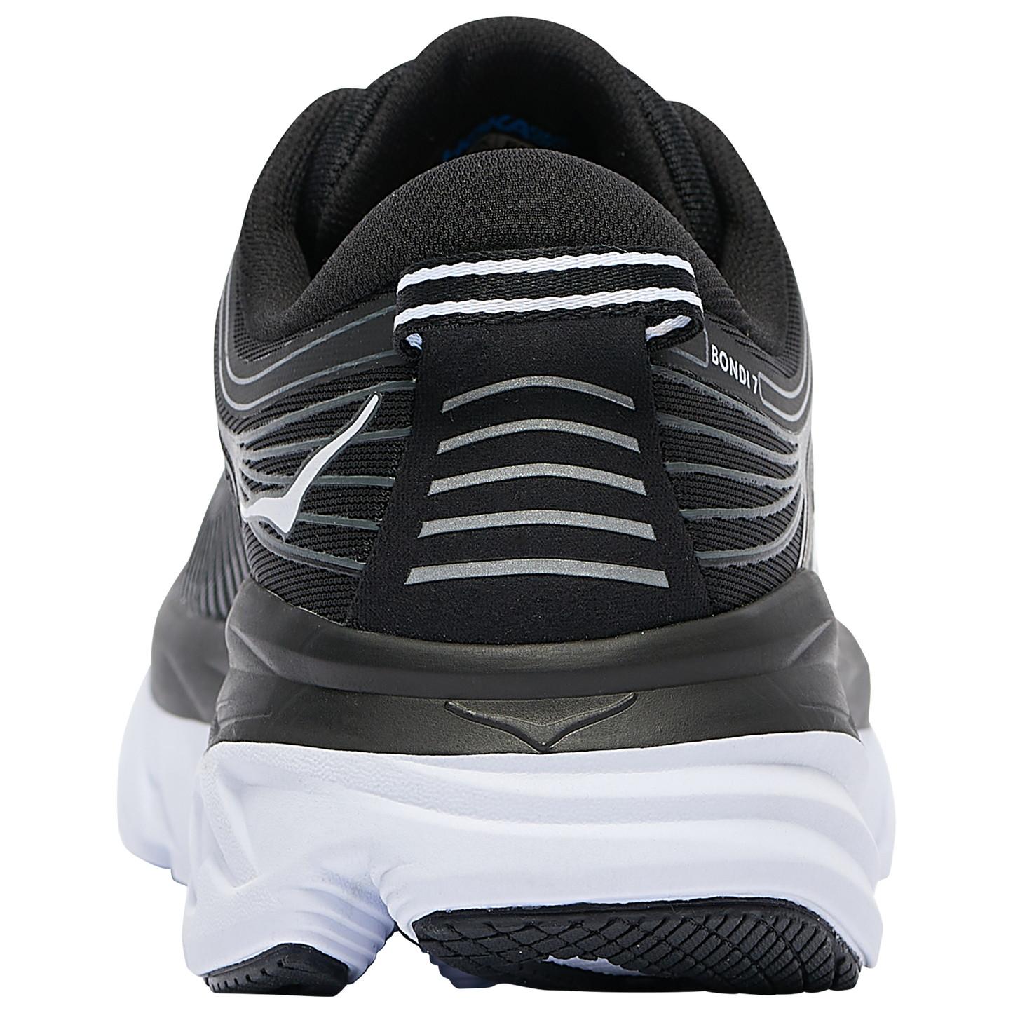 HOKA Bondi 7 - Men's - Black/White