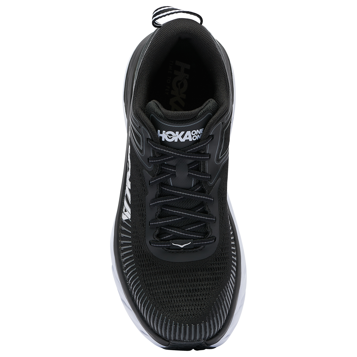 HOKA Bondi 7 - Men's - Black/White