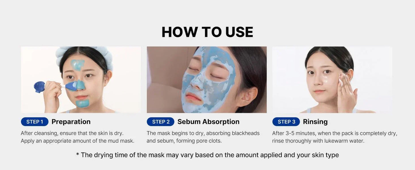 Máscara facial de lama Medicube Zero Pore Blackhead - imagem 5