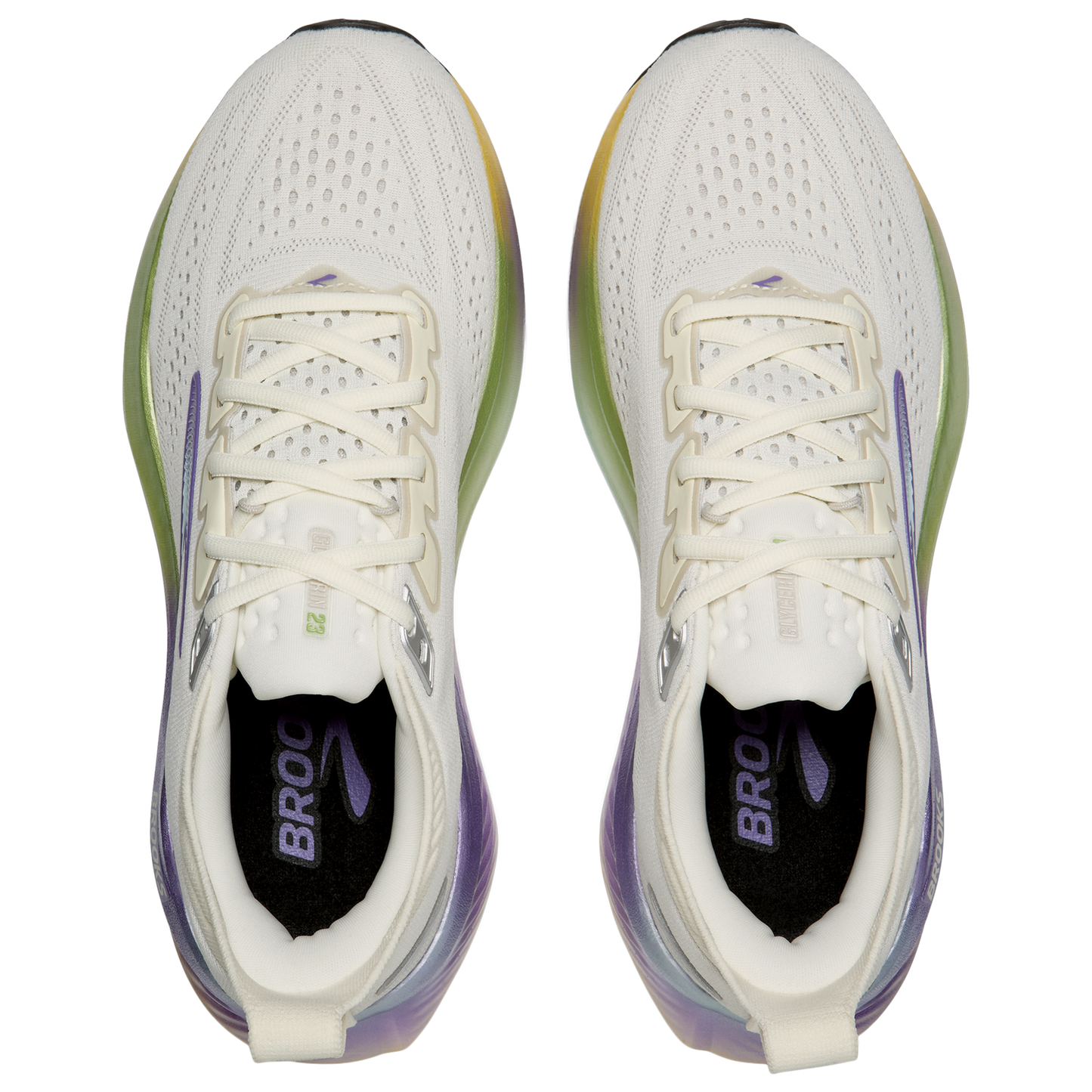 Brooks Glycerin 23 - Women's - Tan/Purple/Green