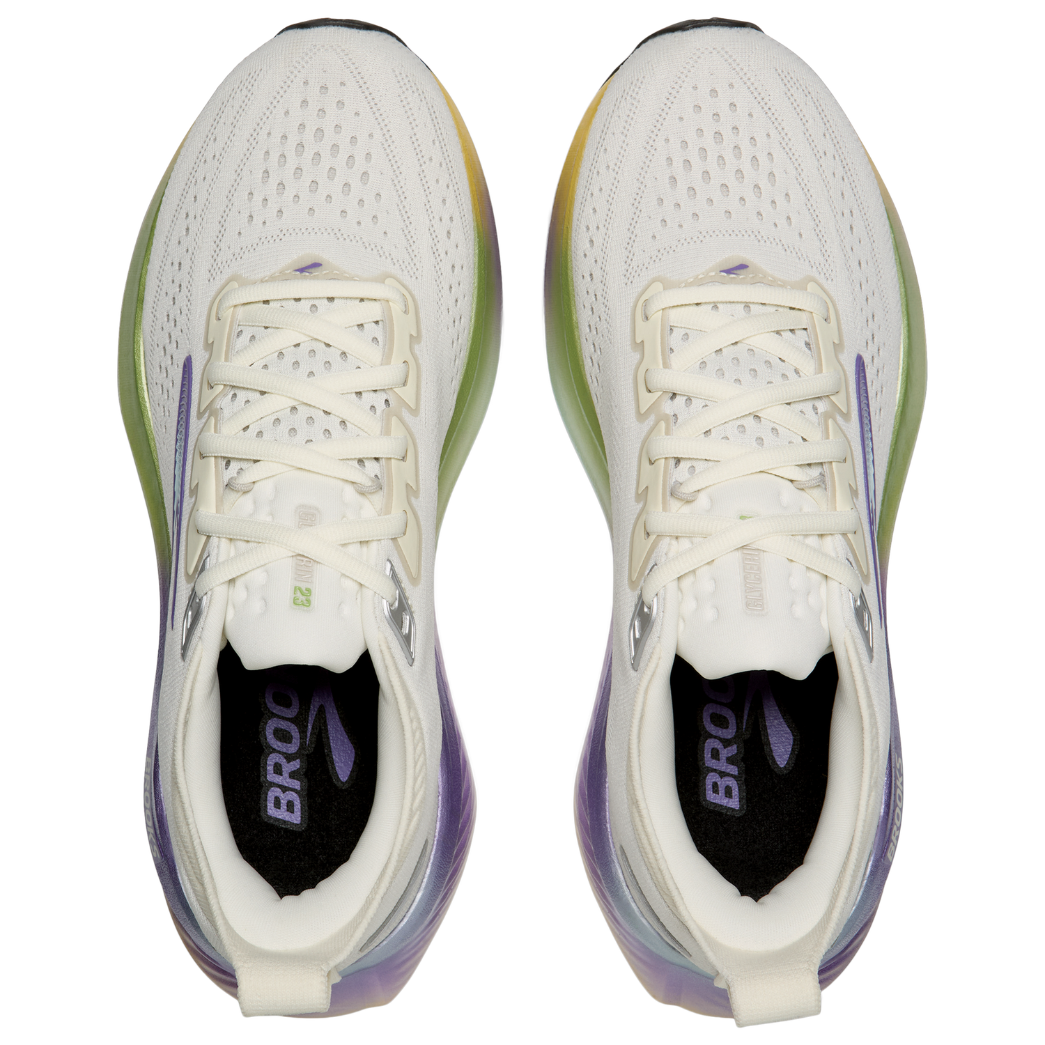 Brooks Glycerin 23 - Women's - Tan/Purple/Green