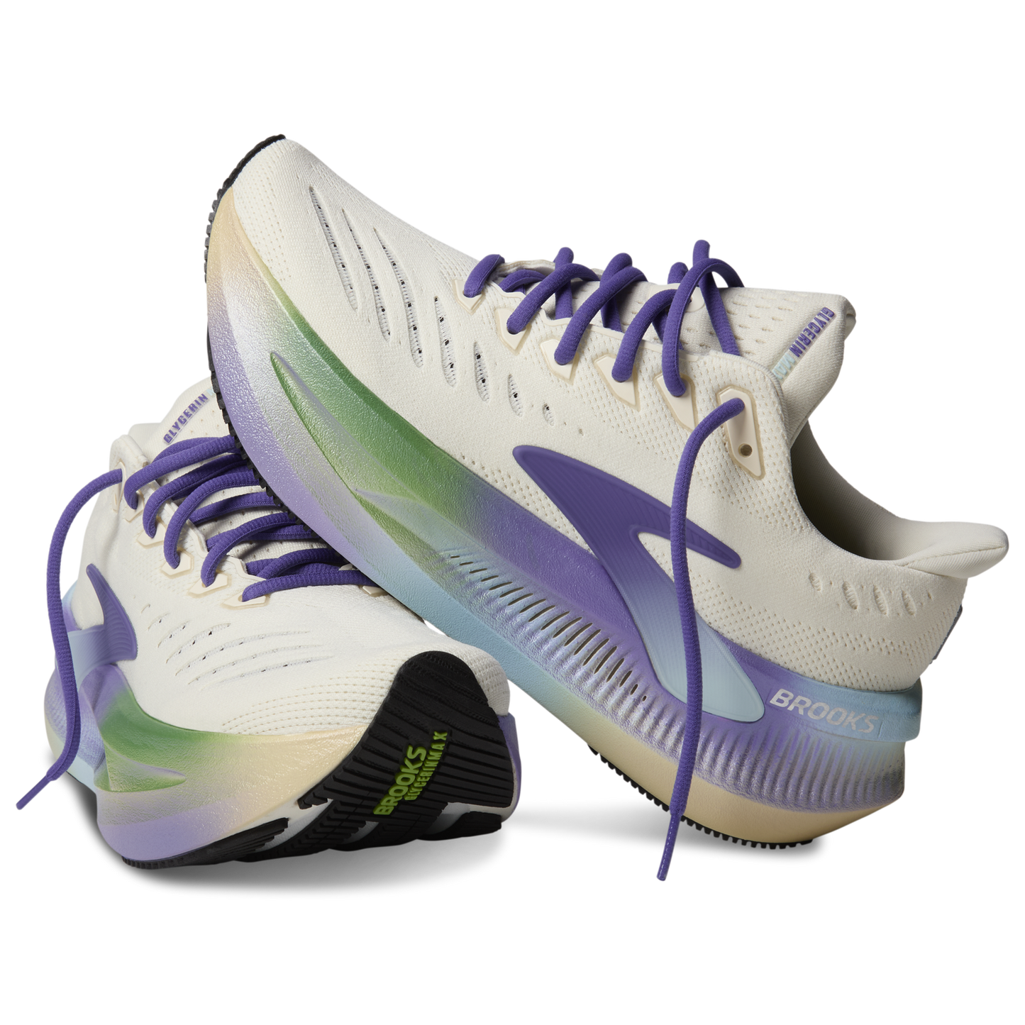 Brooks Glycerin Max 2 - Women's - Tan/Purple/Green