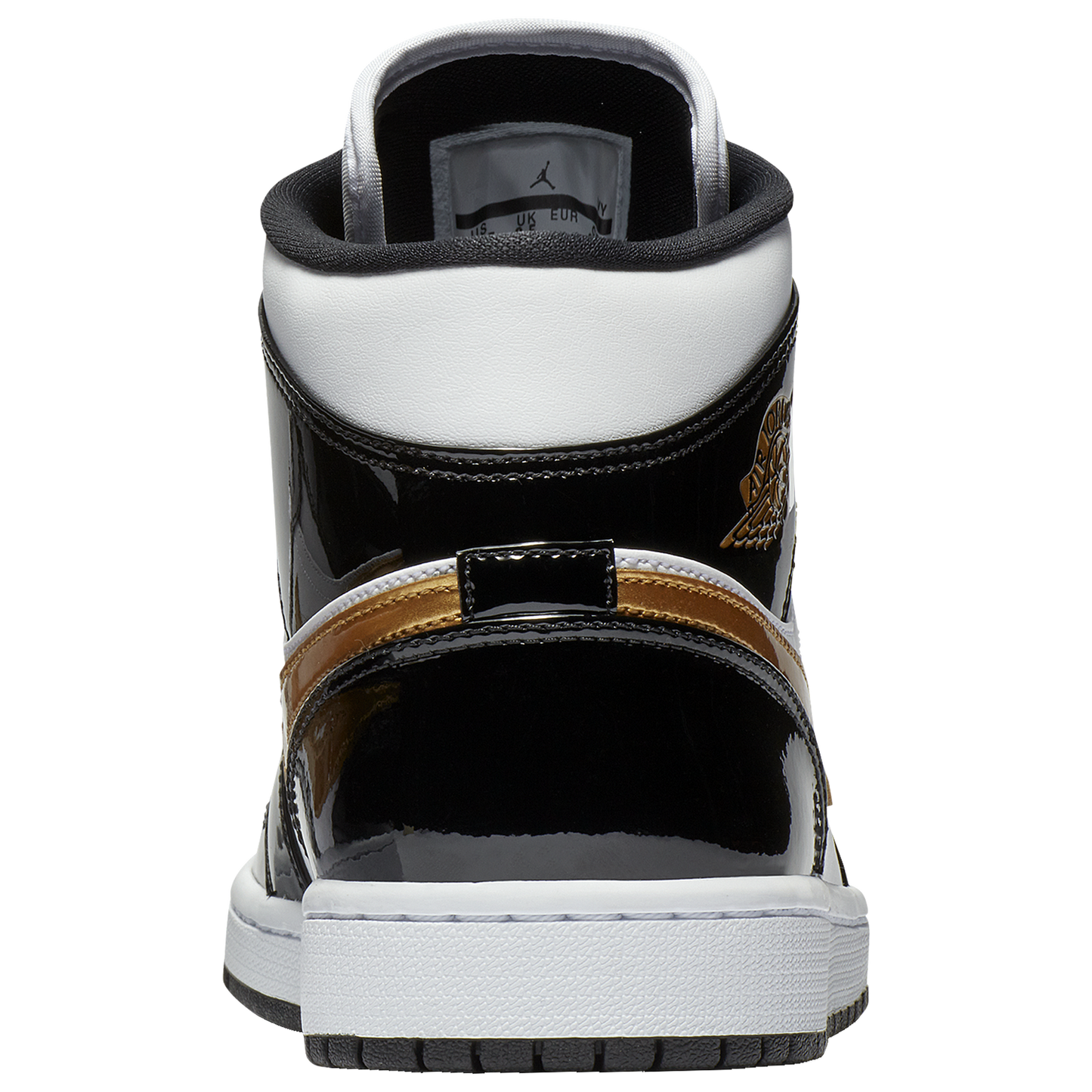 Jordan AJ 1 Mid SE - Men's - Metallic Gold/White/Black