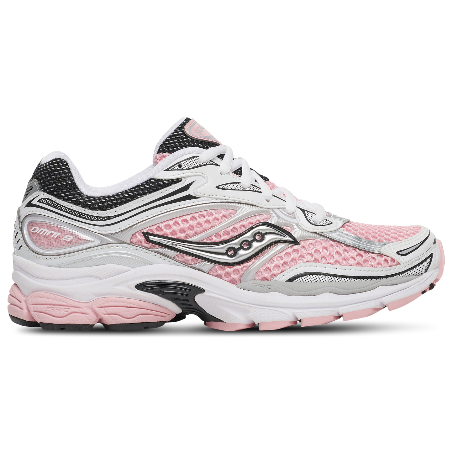 Saucony Progrid Omni 9 - Women's - White/Touch Pink