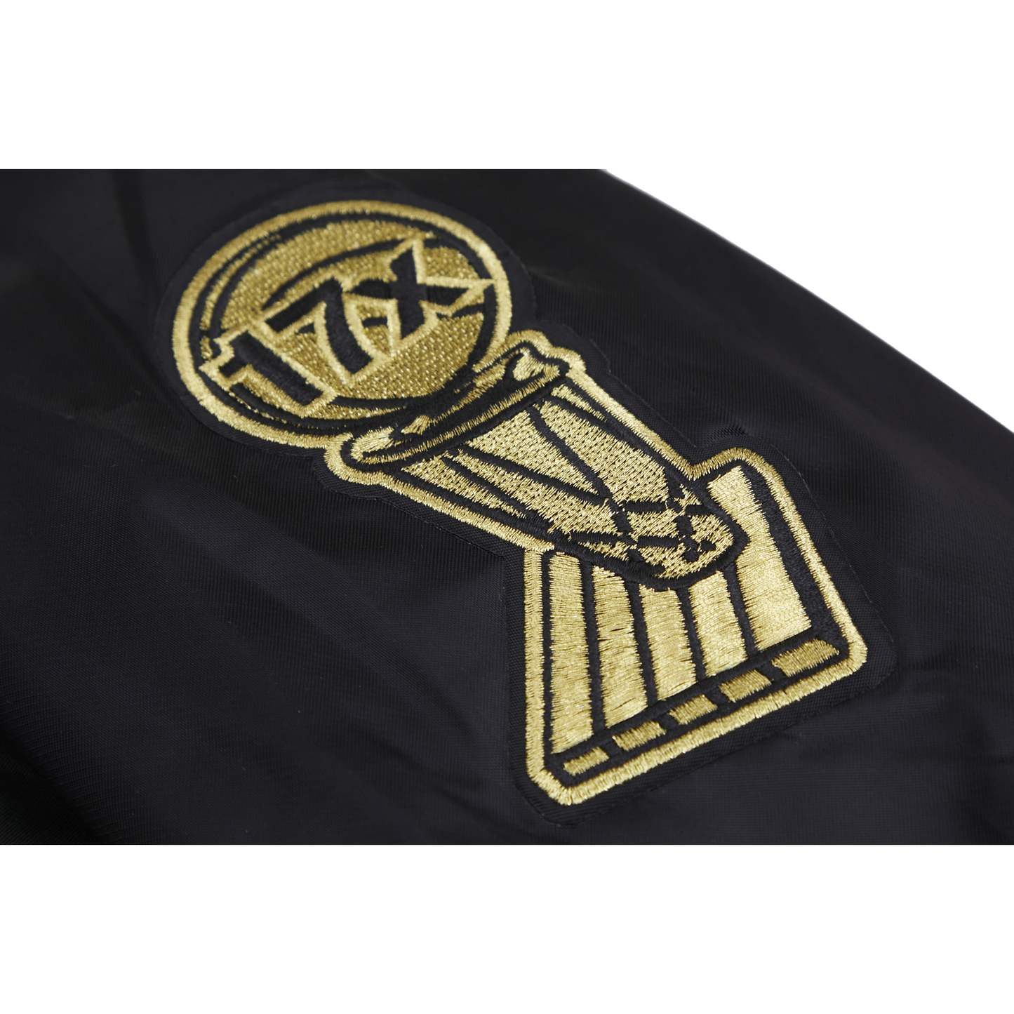 Pro Standard Lakers Big Logo Satin Jacket - Men's - Black