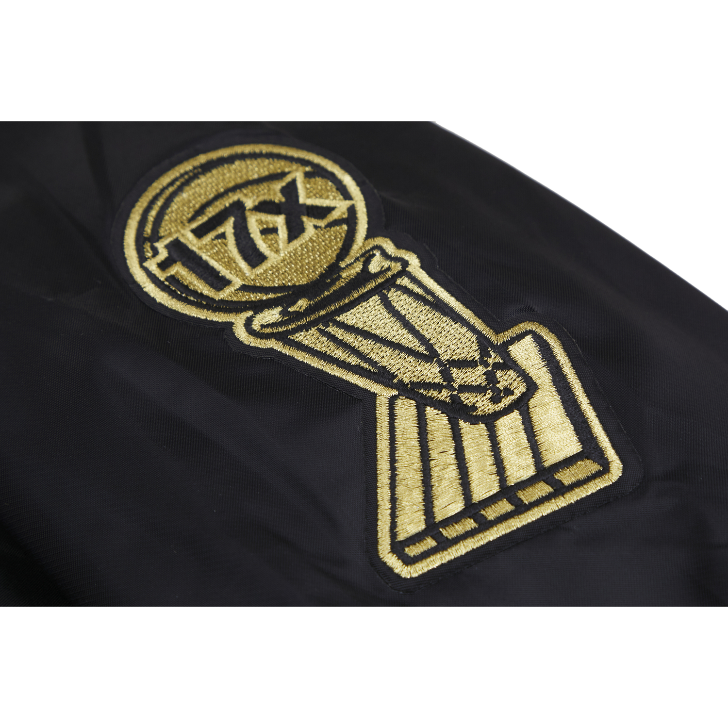 Pro Standard Lakers Big Logo Satin Jacket - Men's - Black