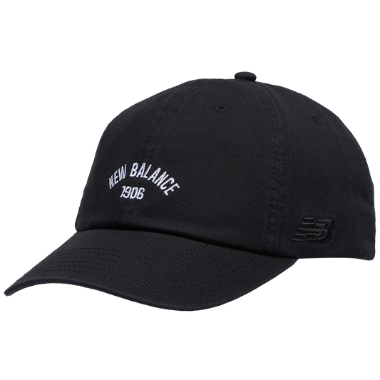 New Balance 6 Panel 1906 Cap - Men's - Black/White