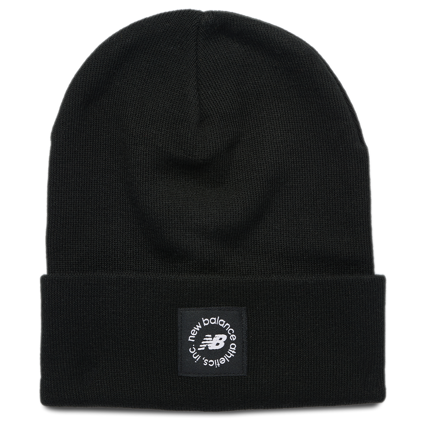 New Balance Circle Graphic Knit Cuffed Beanie - Men's - Black/Black