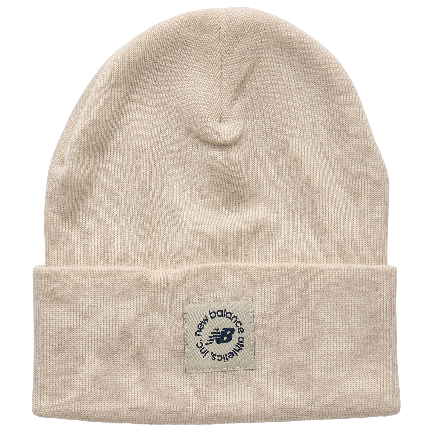 New Balance Circle Graphic Knit Cuffed Beanie - Men's - Beige/Beige