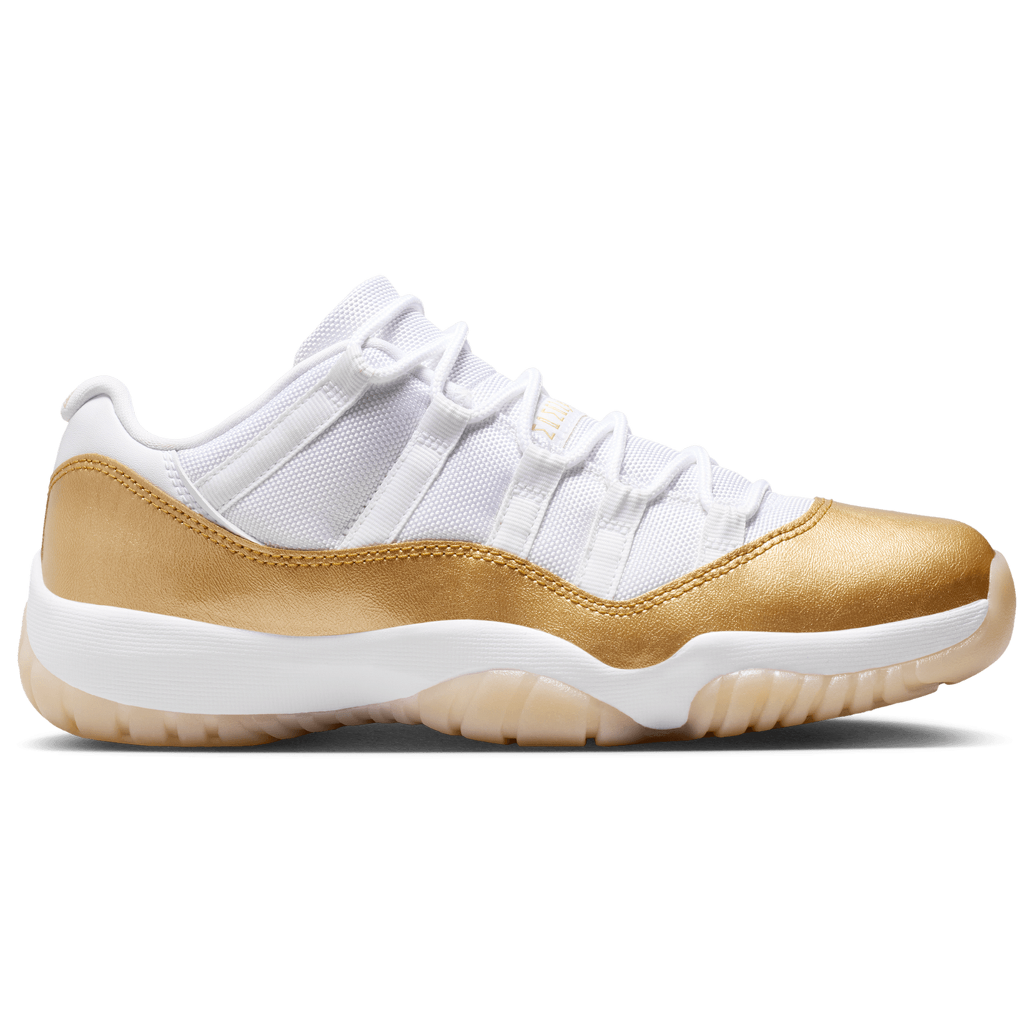 Jordan Retro 11 Low - Women's - White/Gold