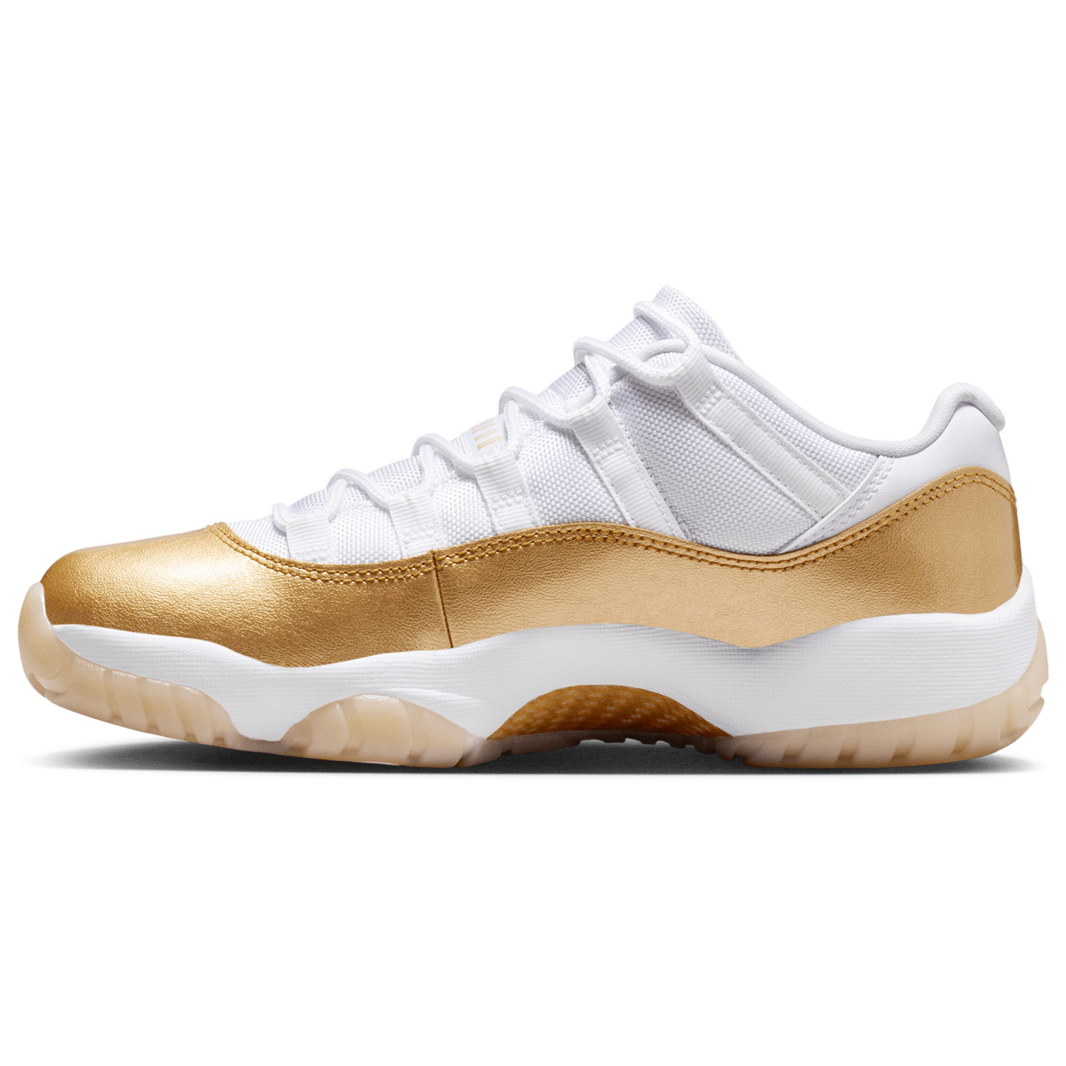 Jordan Retro 11 Low - Women's - White/Gold