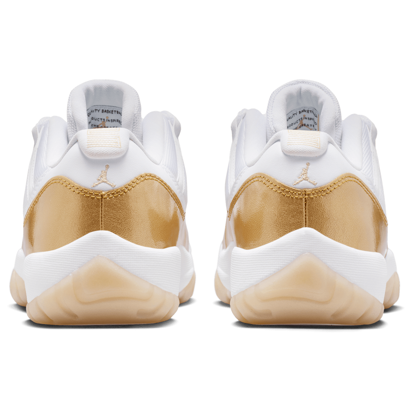 Jordan Retro 11 Low - Women's - White/Gold