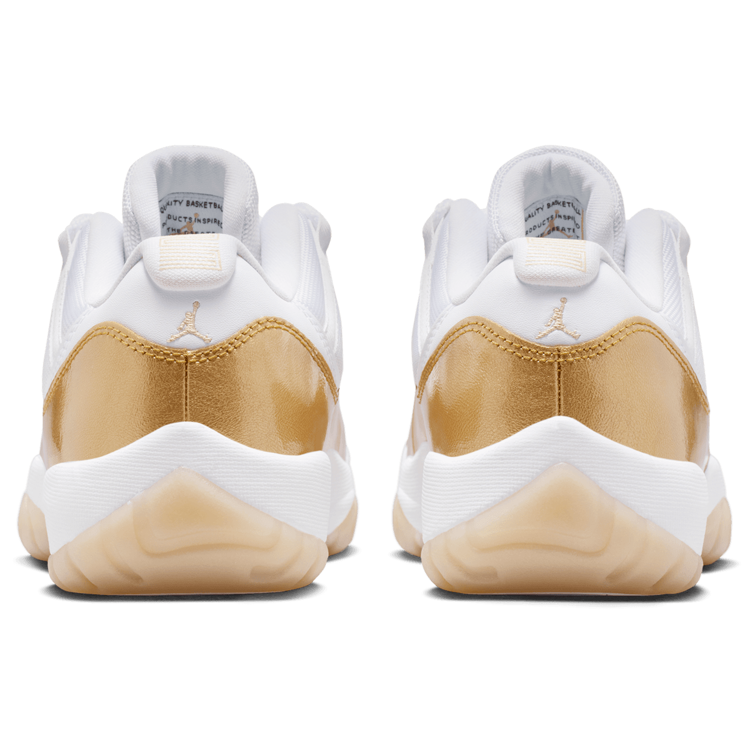 Jordan Retro 11 Low - Women's - White/Gold