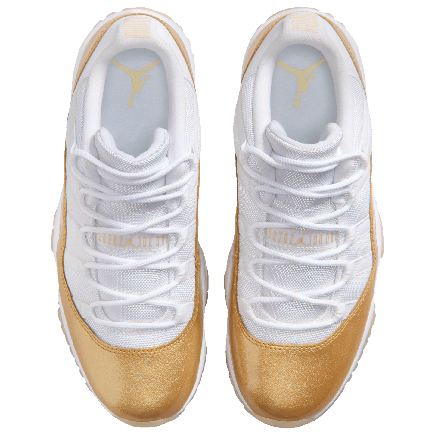 Jordan Retro 11 Low - Women's - White/Gold