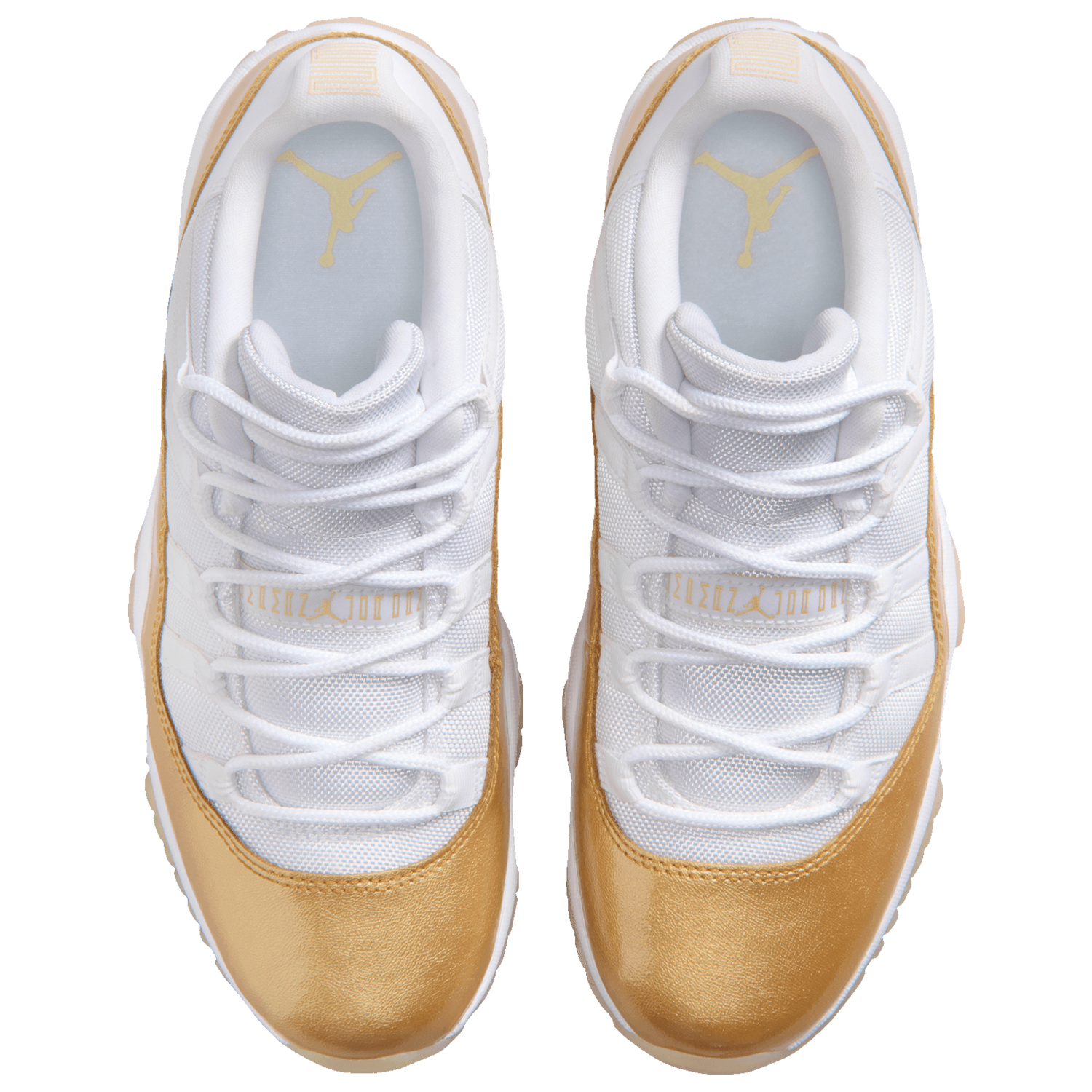 Jordan Retro 11 Low - Women's - White/Gold