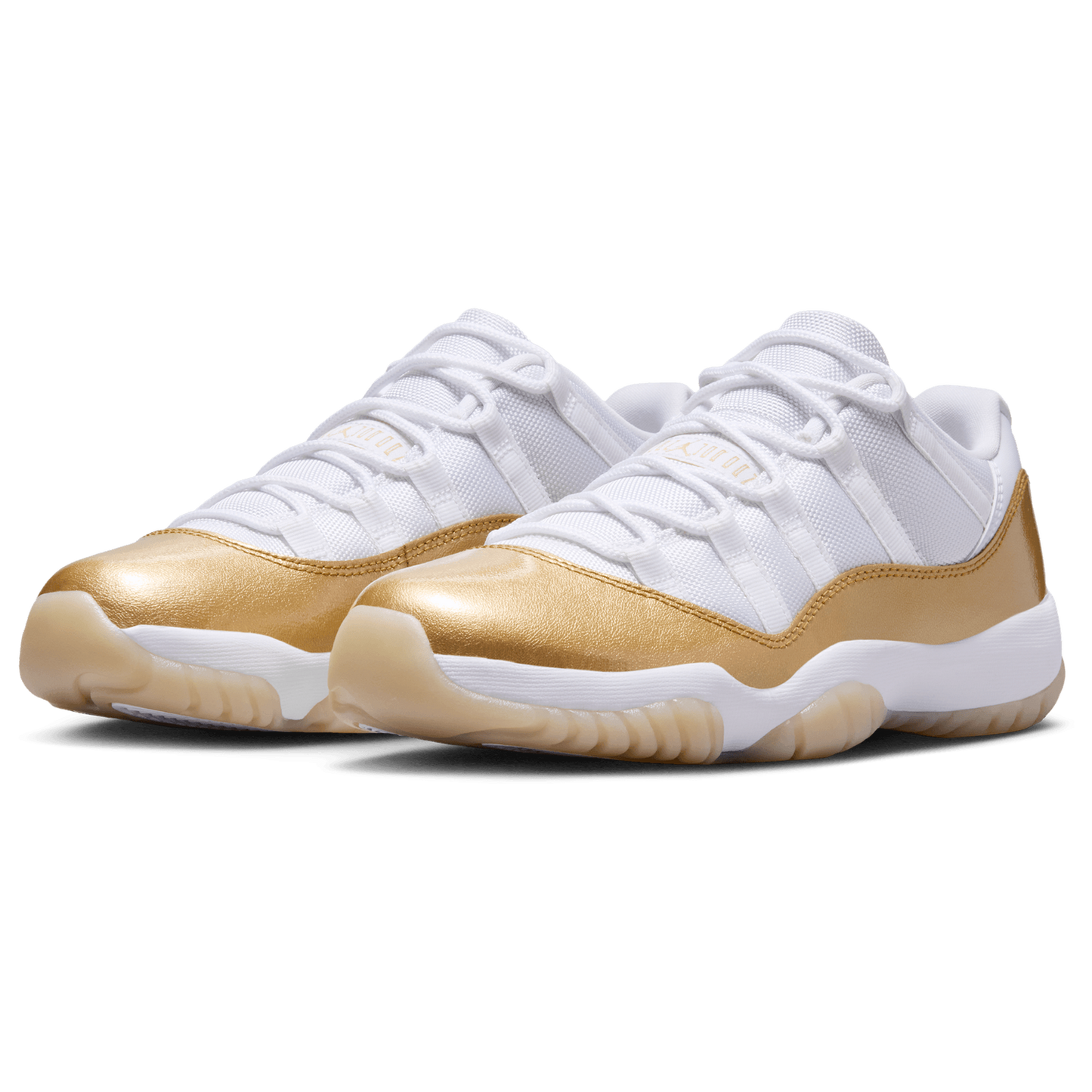 Jordan Retro 11 Low - Women's - White/Gold
