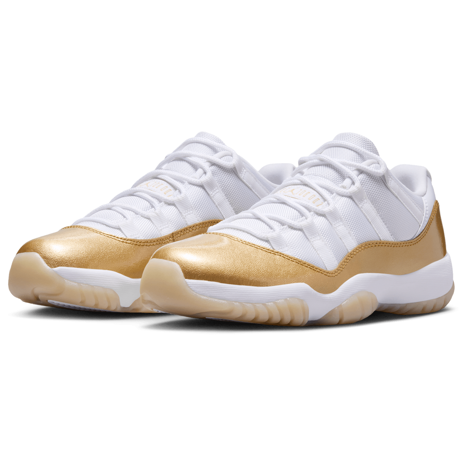 Jordan Retro 11 Low - Women's - White/Gold