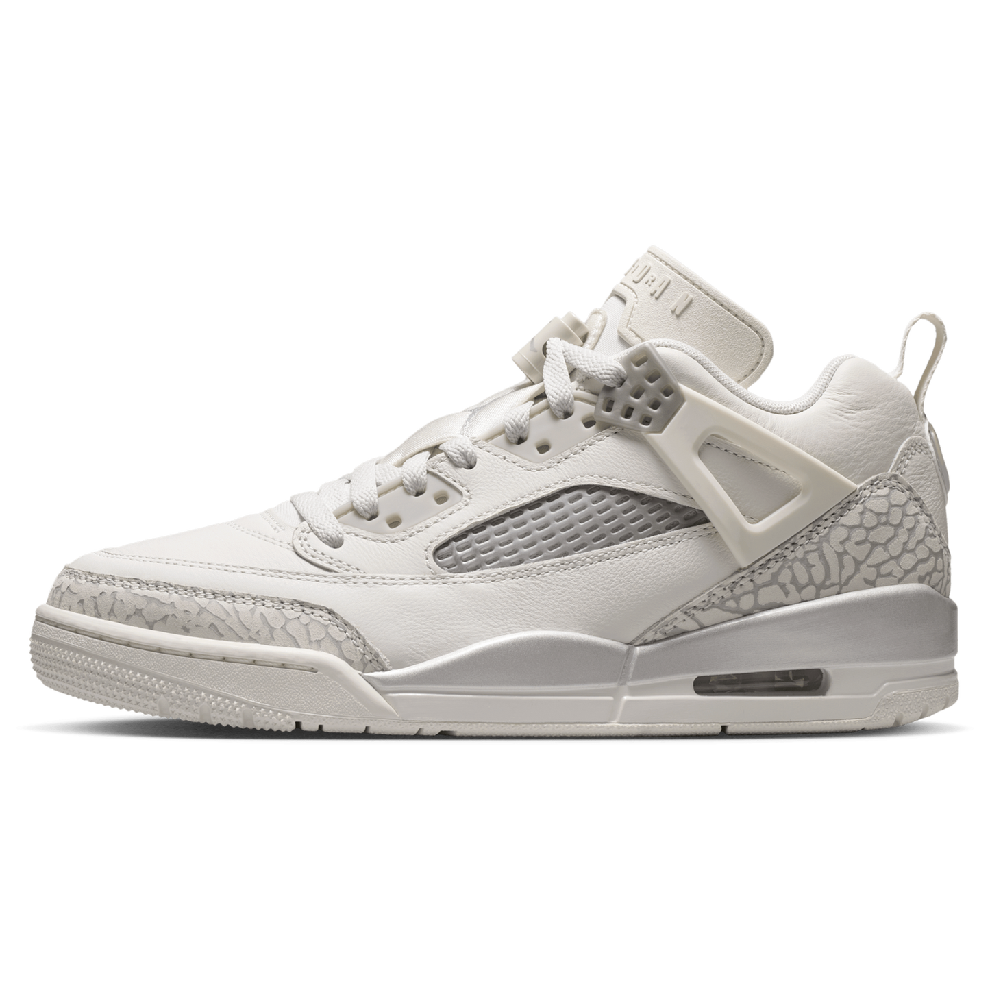 Jordan Spizike Low - Women's - Wolf Grey/Metallic Silver/Swan