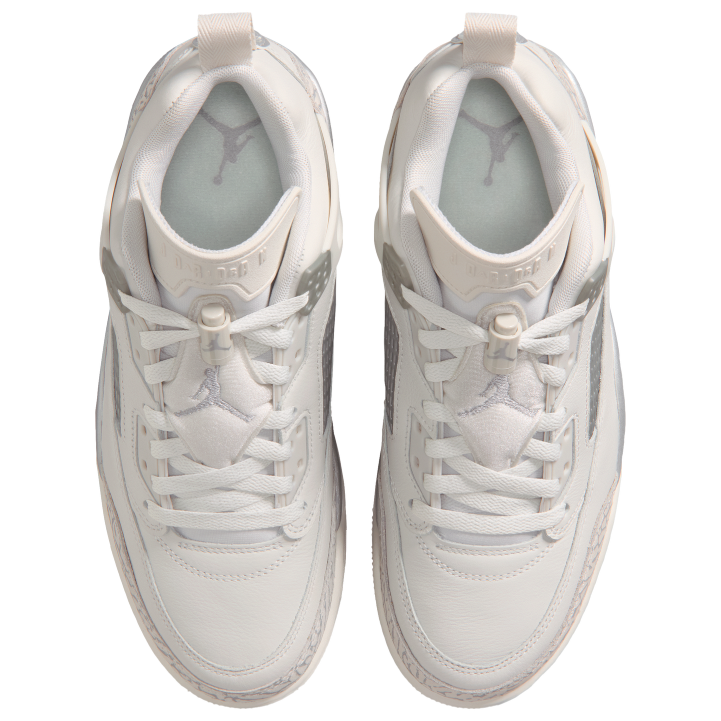 Jordan Spizike Low - Women's - Wolf Grey/Metallic Silver/Swan