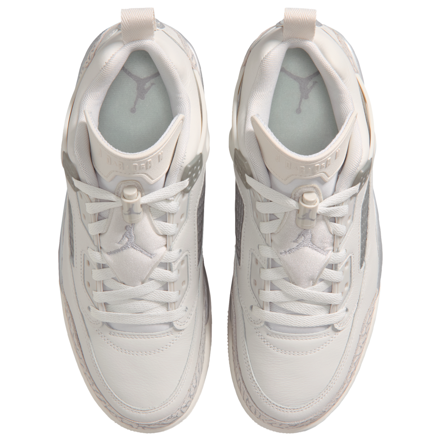 Jordan Spizike Low - Women's - Wolf Grey/Metallic Silver/Swan