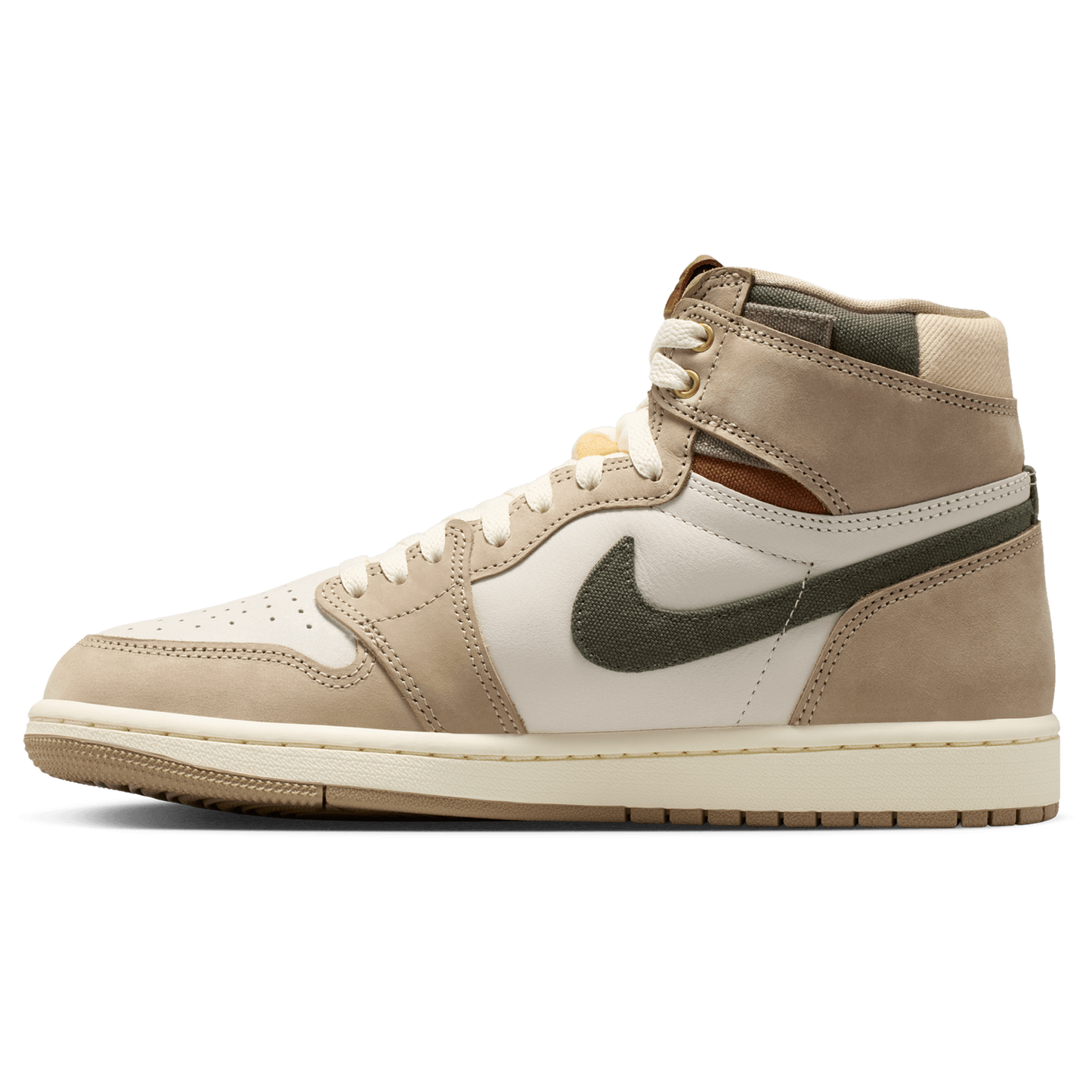 Jordan AJ 1 High - Women's - Brown/White