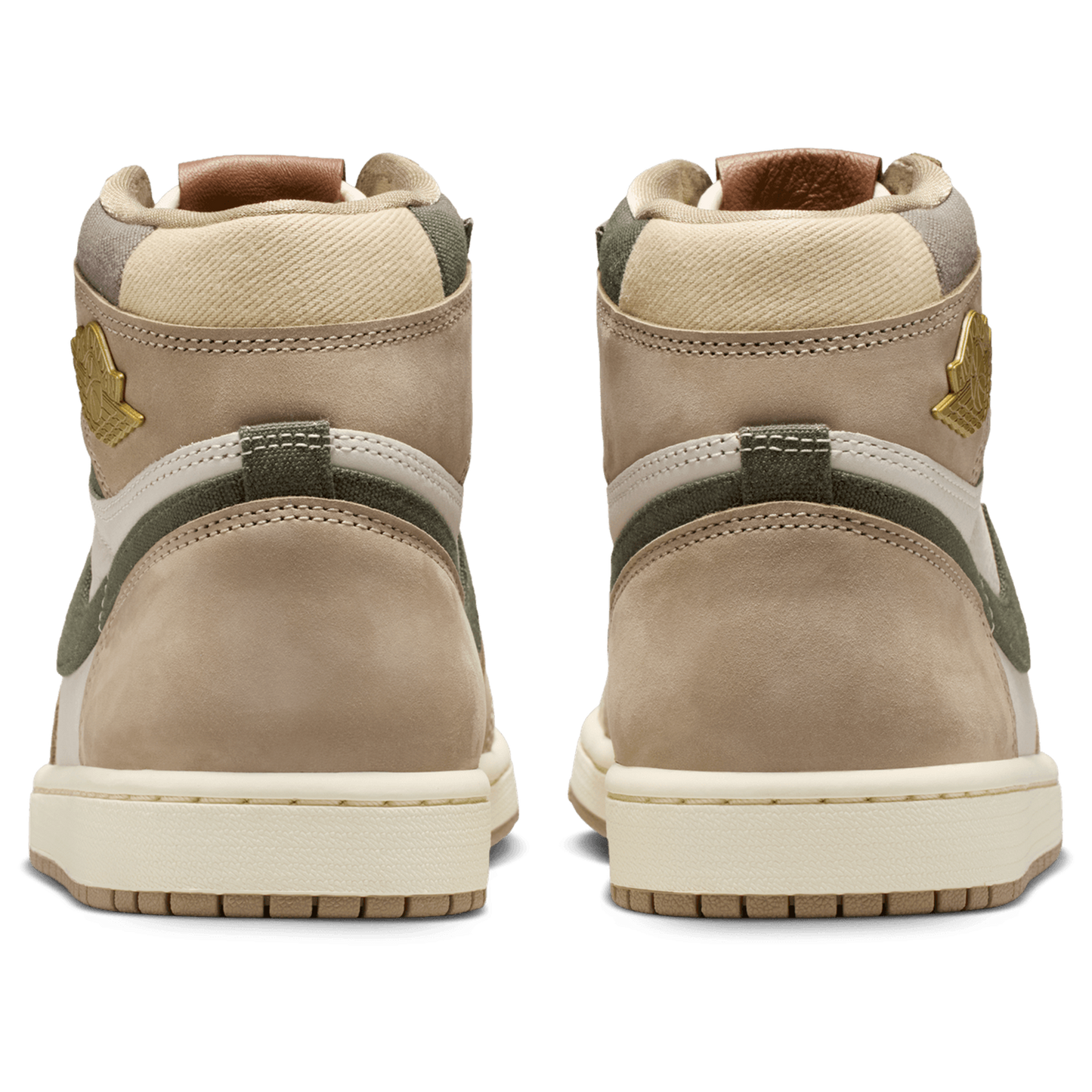 Jordan AJ 1 High - Women's - Brown/White