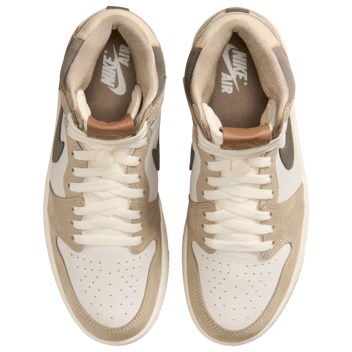 Jordan AJ 1 High - Women's - Brown/White