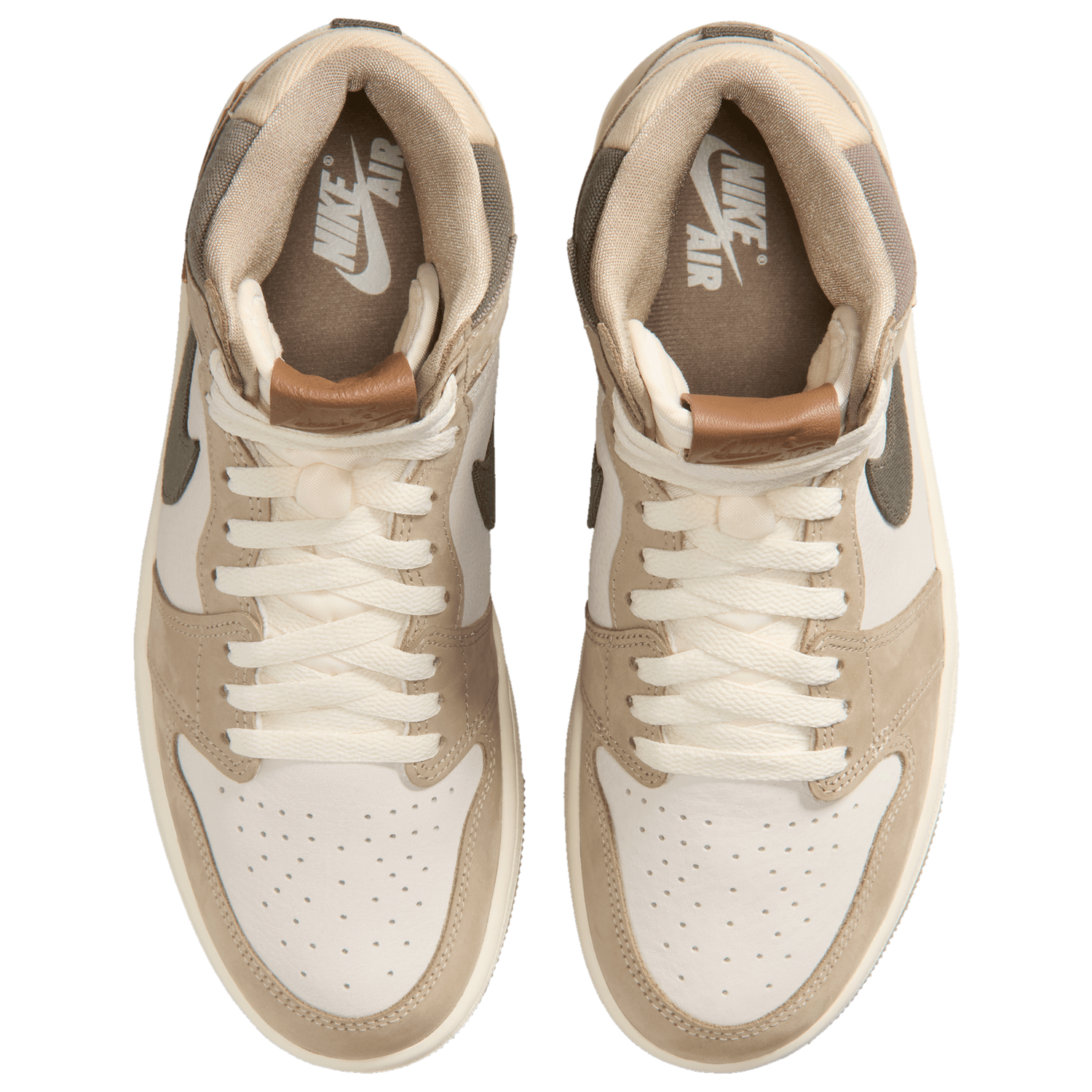 Jordan AJ 1 High - Women's - Brown/White