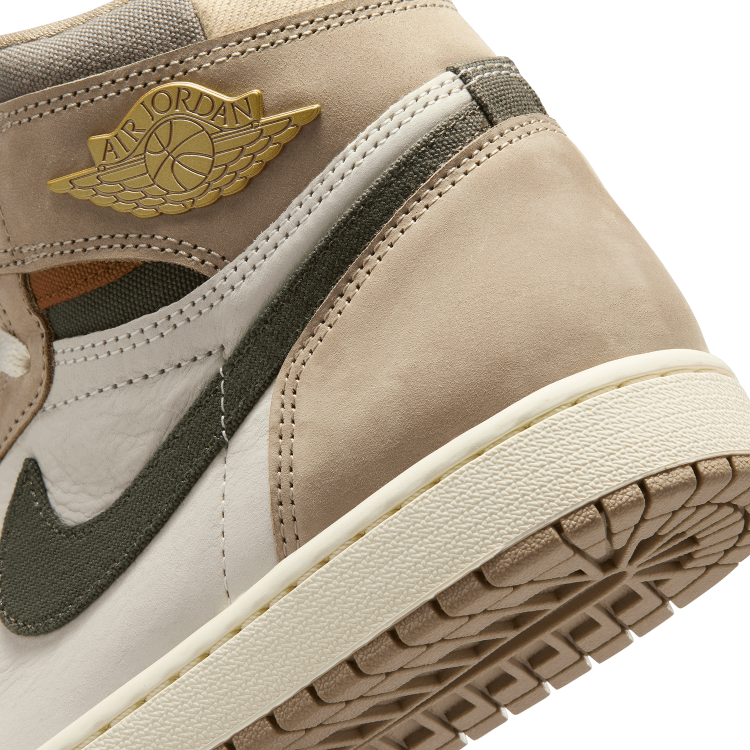 Jordan AJ 1 High - Women's - Brown/White