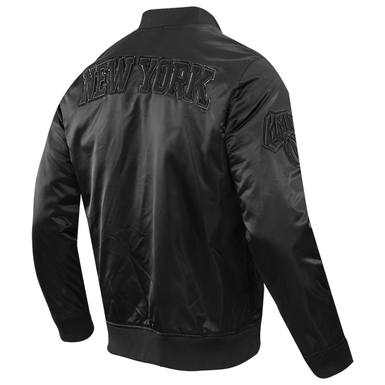 Pro Standard NEW YORK KNICKS SATIN JACKET - Men's - Black