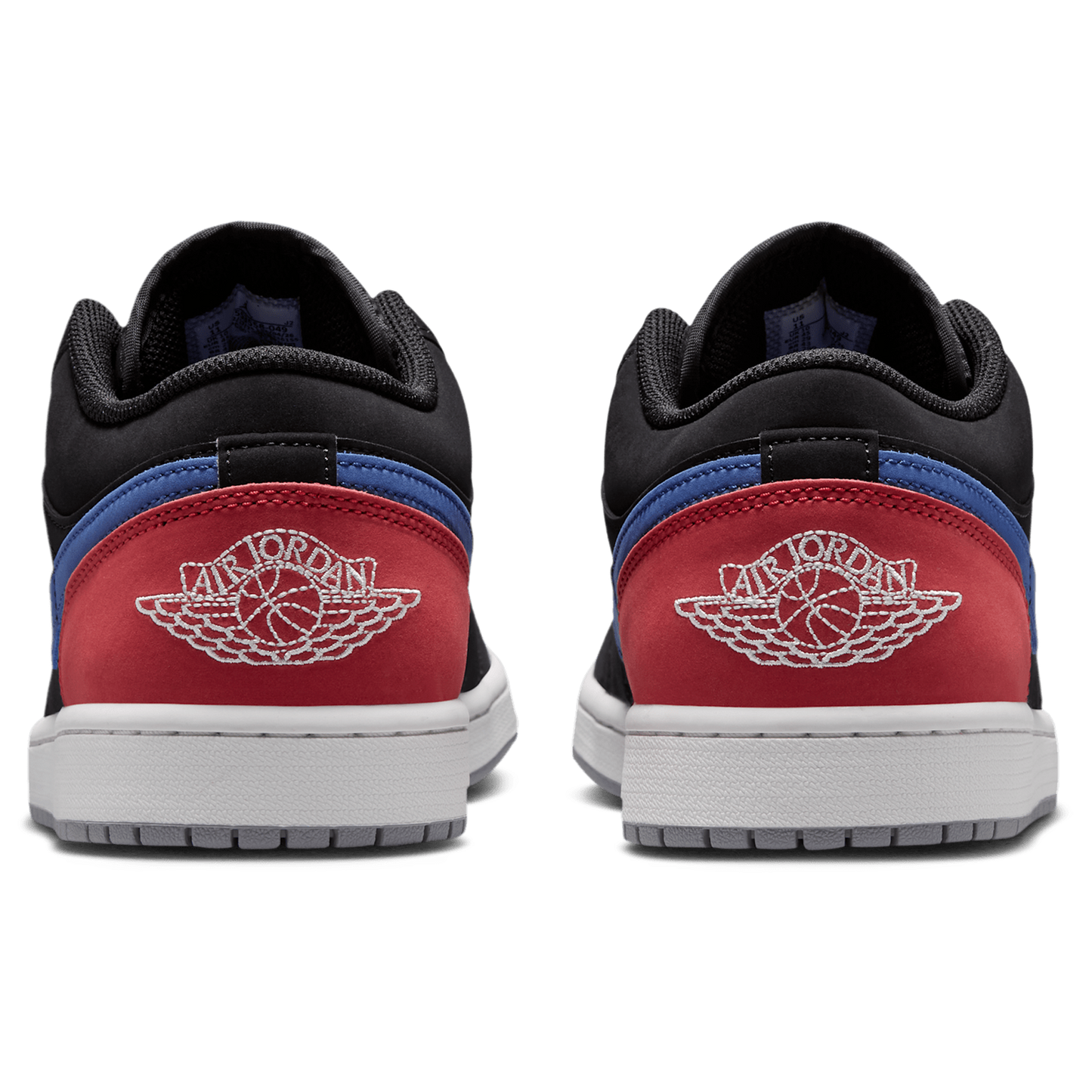 Jordan AJ 1 Low - Men's - Black/Summit White/True Blue
