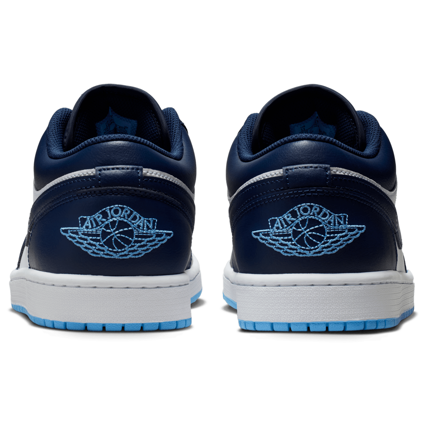 Jordan AJ 1 Low - Men's - Midnight Navy/White/Univ Blue