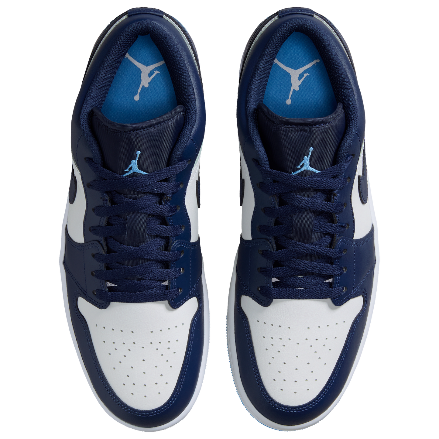 Jordan AJ 1 Low - Men's - Midnight Navy/White/Univ Blue