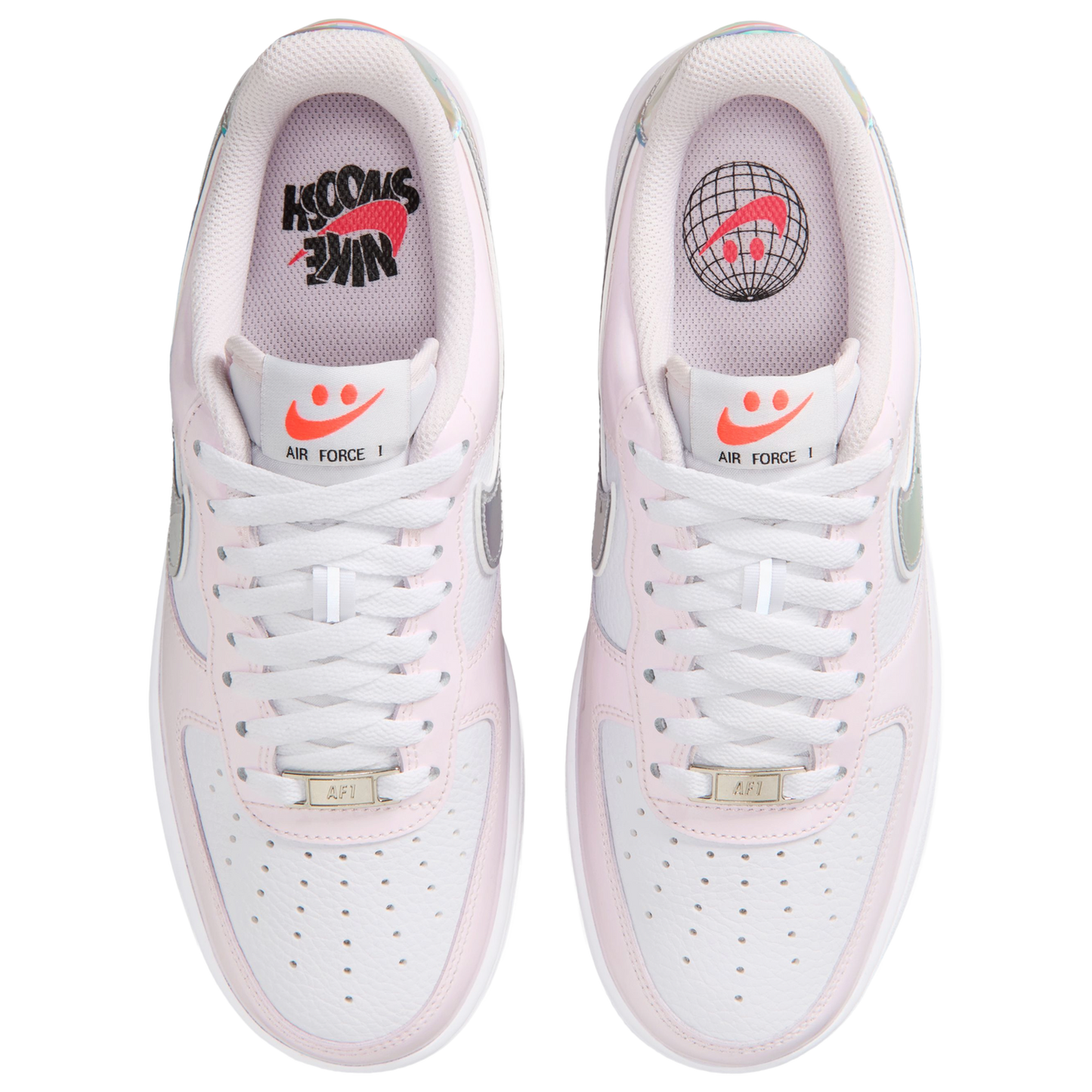 Nike Air Force 1 '07 - Women's - Silver/Pink/White