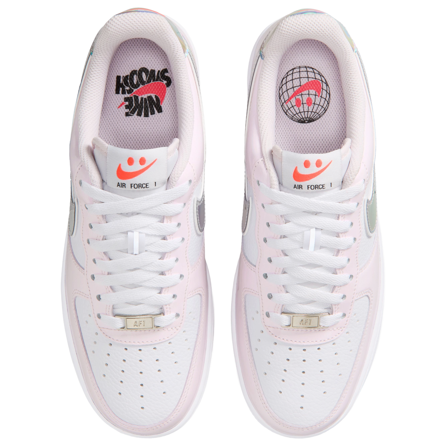 Nike Air Force 1 '07 - Women's - Silver/Pink/White
