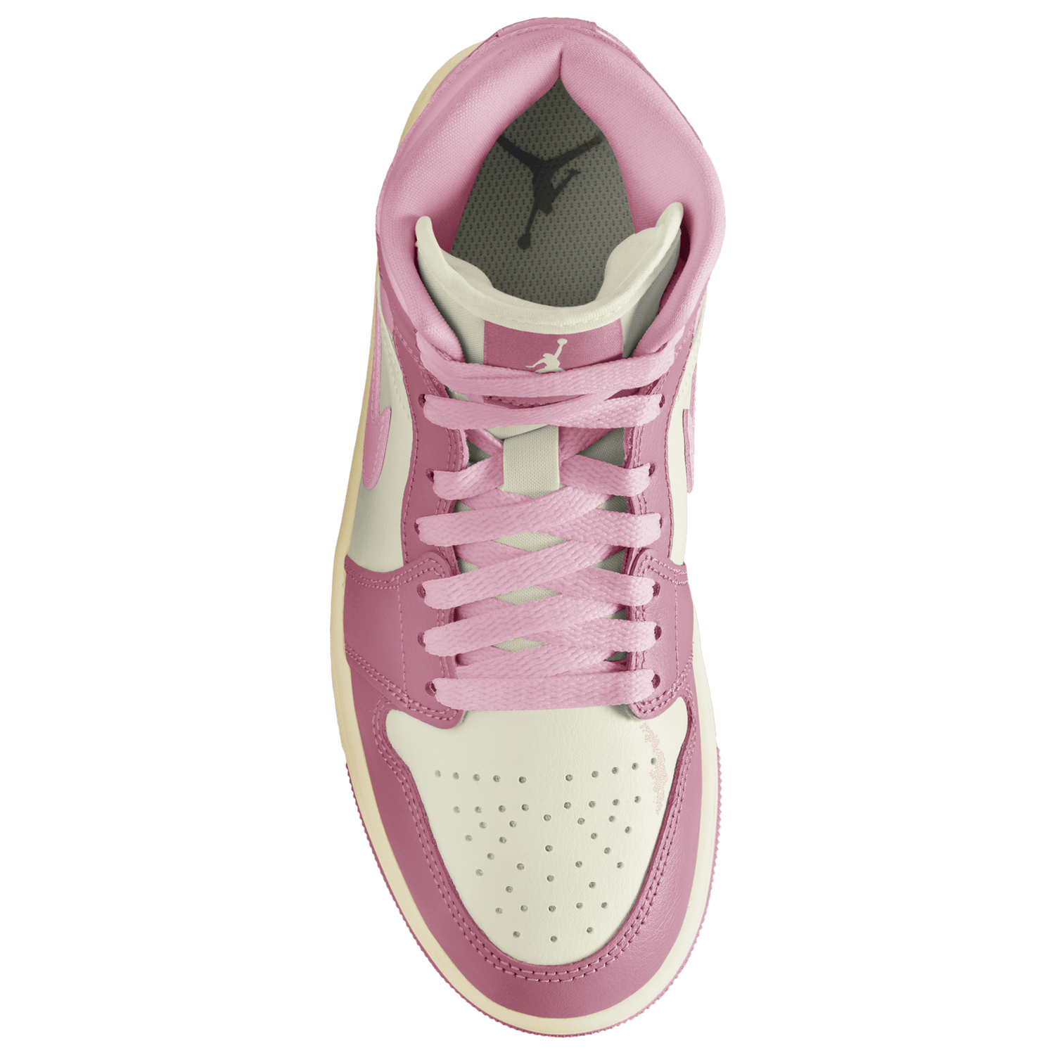 Jordan AJ 1 Mid - Women's - Pink/White