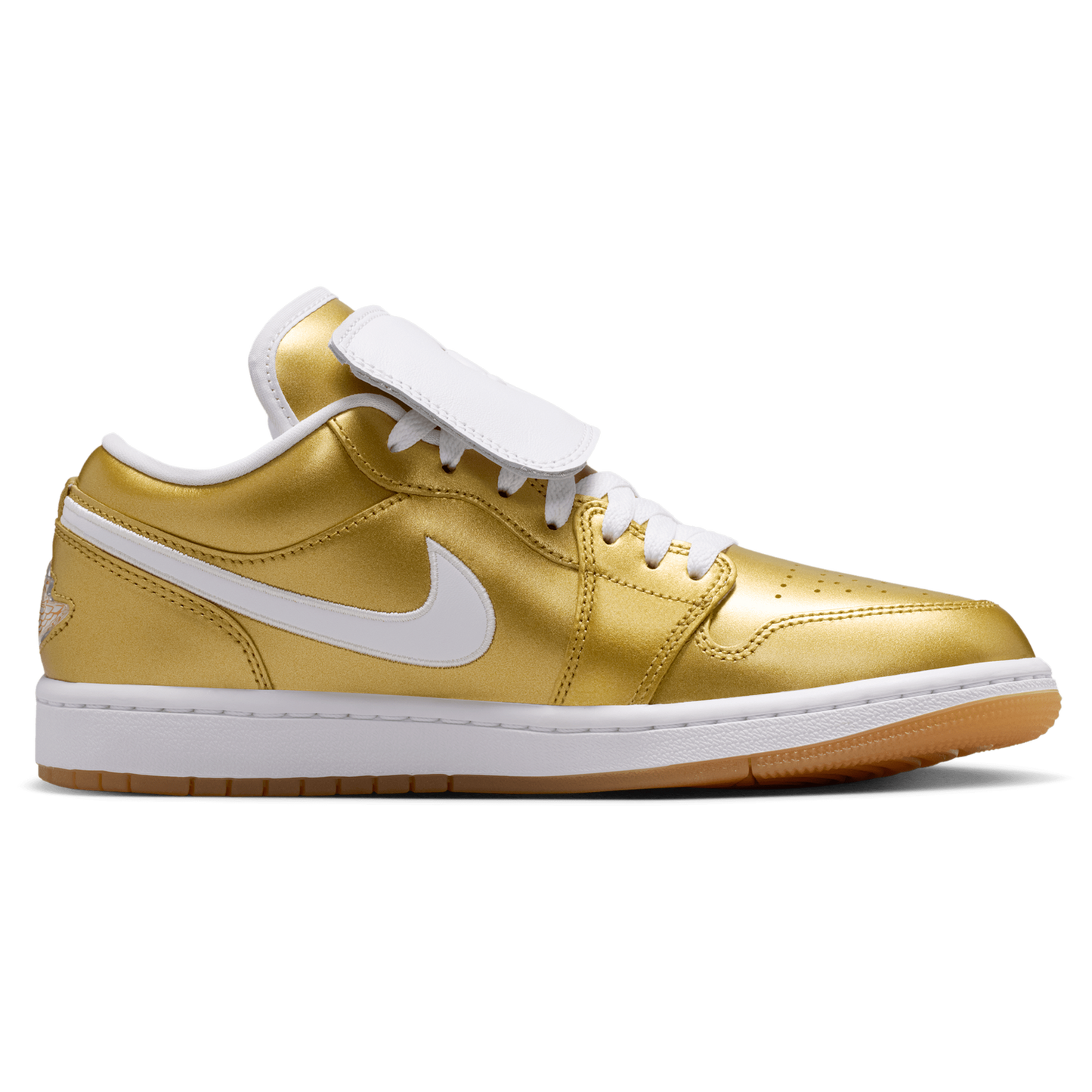 Jordan AJ 1 Low - Women's - Gold/White