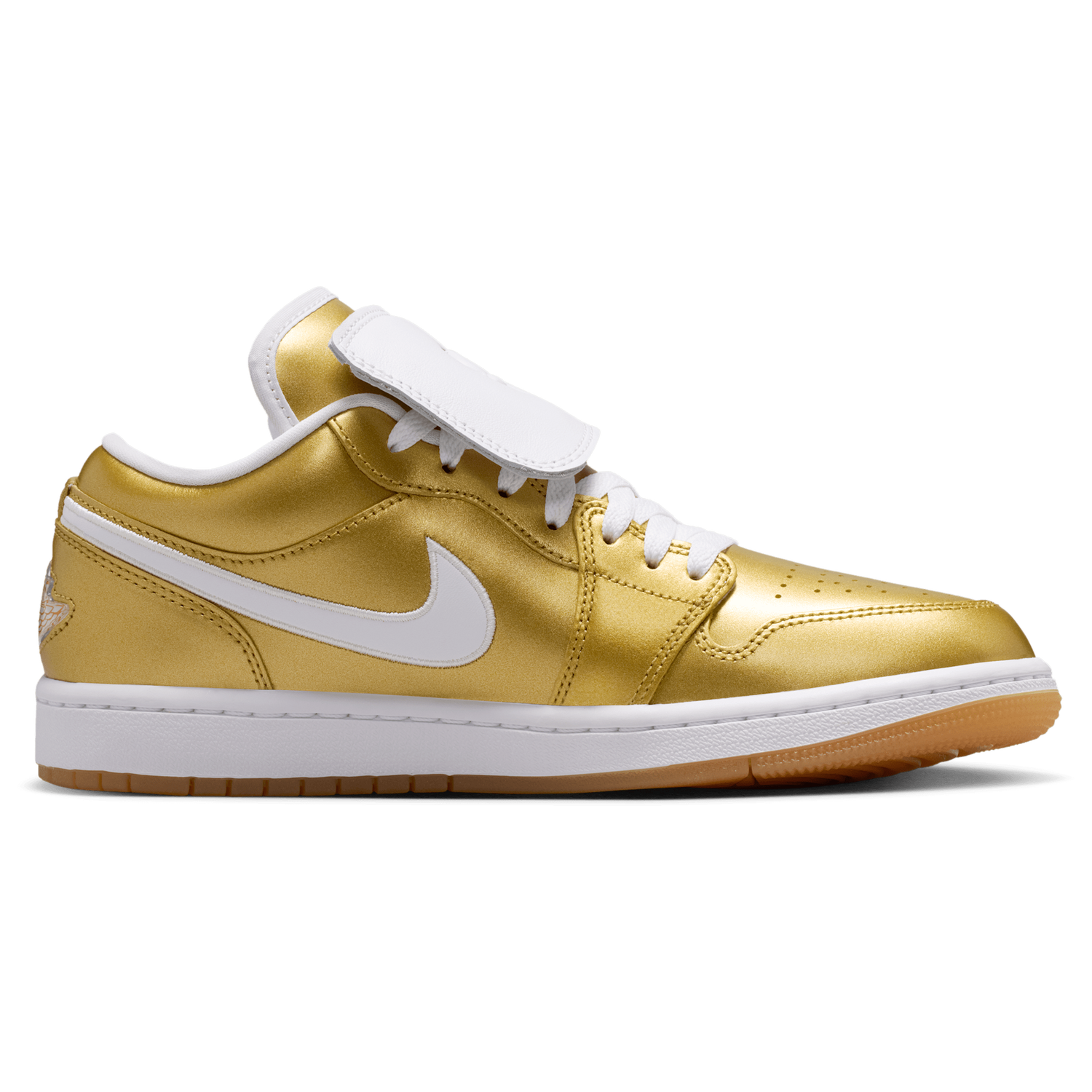 Jordan AJ 1 Low - Women's - Gold/White