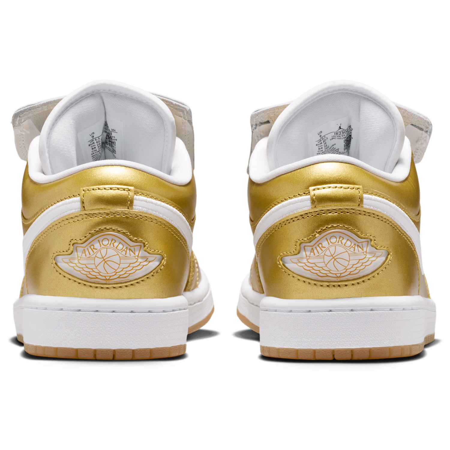 Jordan AJ 1 Low - Women's - Gold/White
